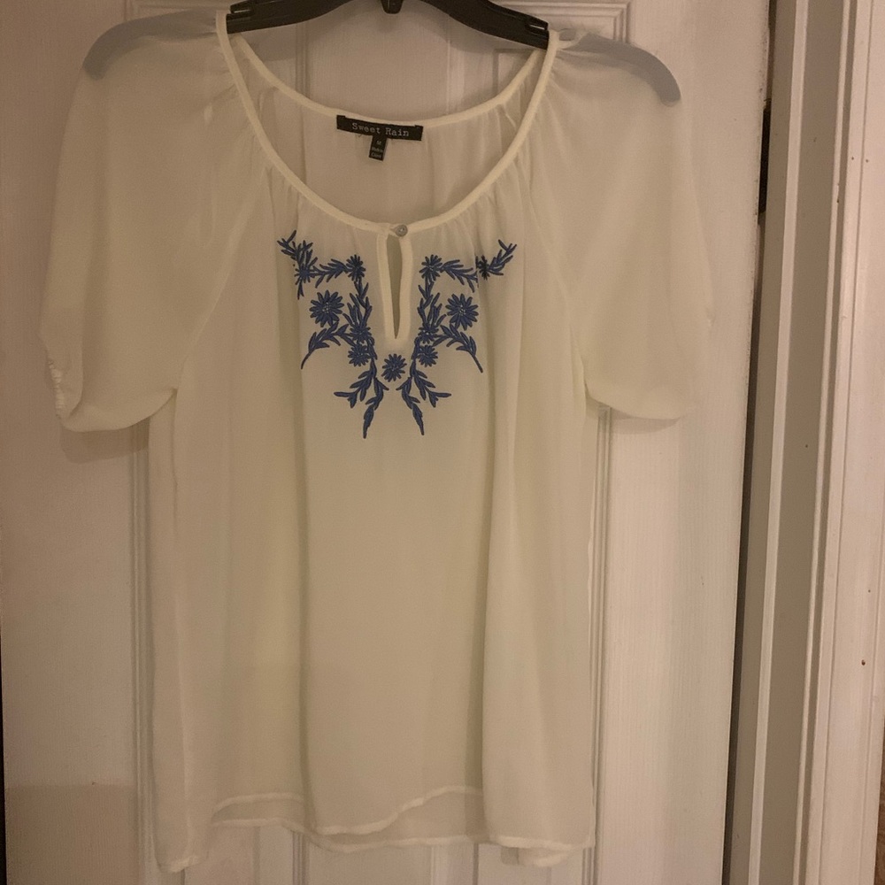 💚💚 EUC Sweet Rain Blouse size Medium